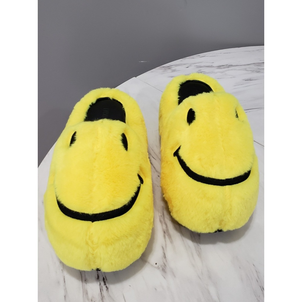 Dolls Kill Current Mood Platform Clogs Mules INSTANT JOY HAPPY FACE SHOES‎ RAVE